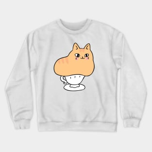 cute fat cat Crewneck Sweatshirt